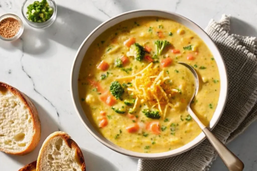 Crockpot Broccoli Cheese Soup