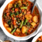 Crockpot Hamburger Soup Recipe