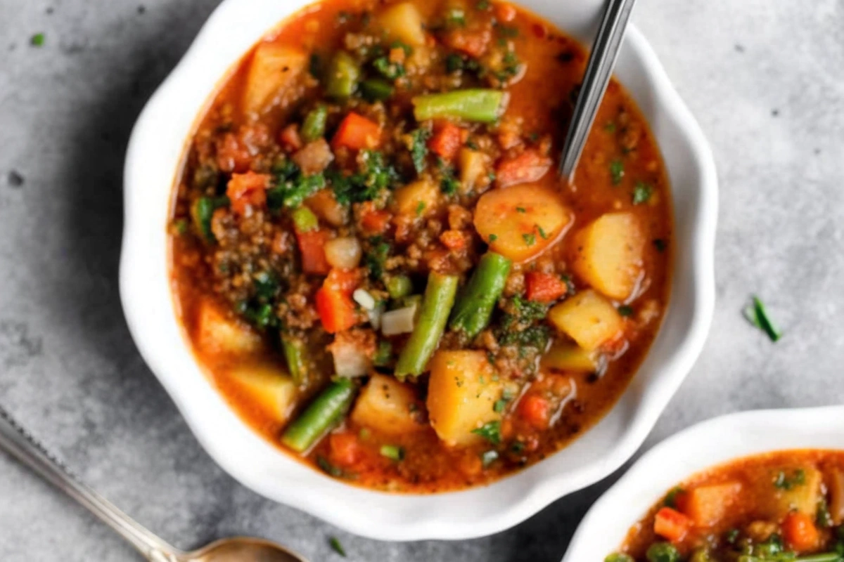 Crockpot Hamburger Soup Recipe