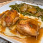 Crockpot Smothered Chicken Legs