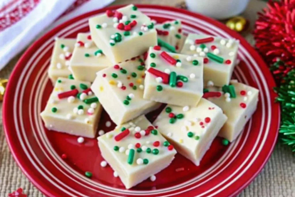 Easy Christmas Cookie Fudge