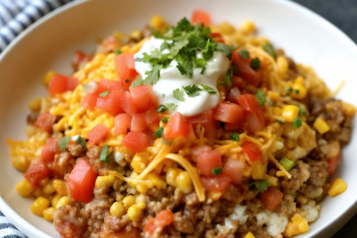 Easy Cowboy Cornbread Casserole