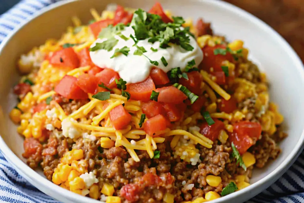 Easy Cowboy Cornbread Casserole