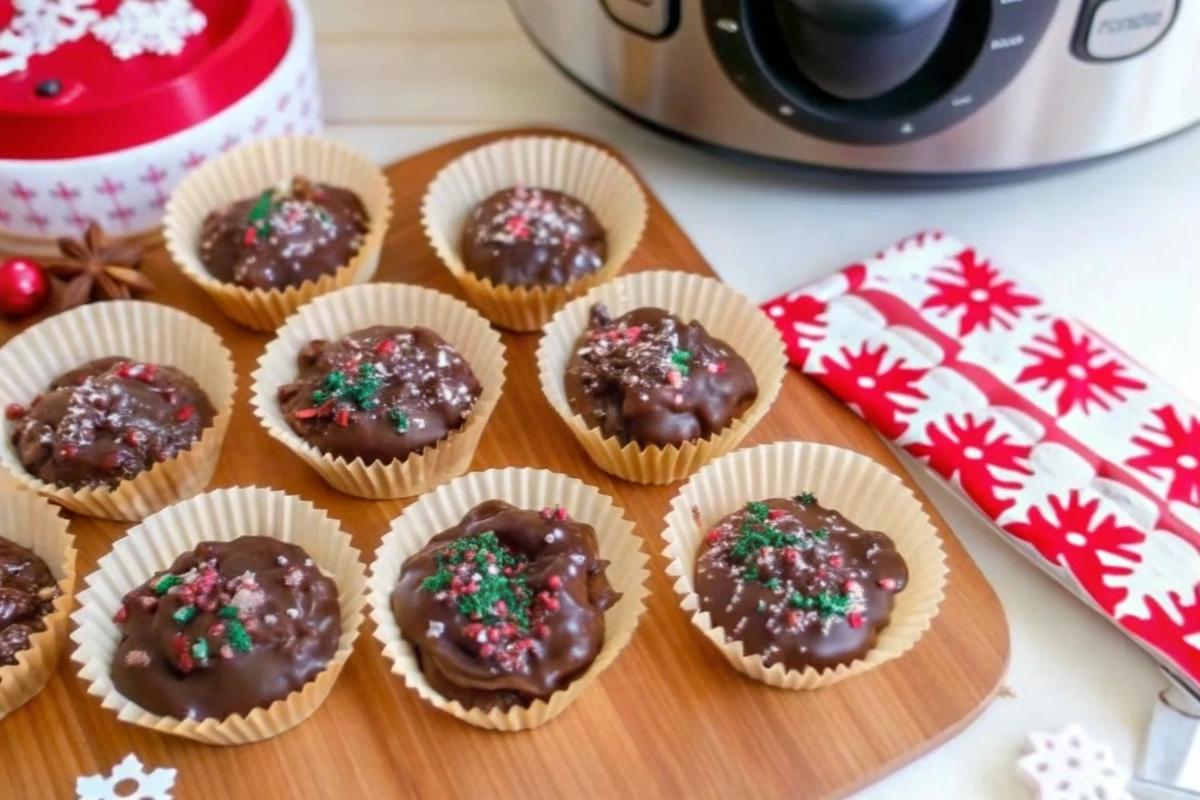 Easy Crockpot Peanut Clusters