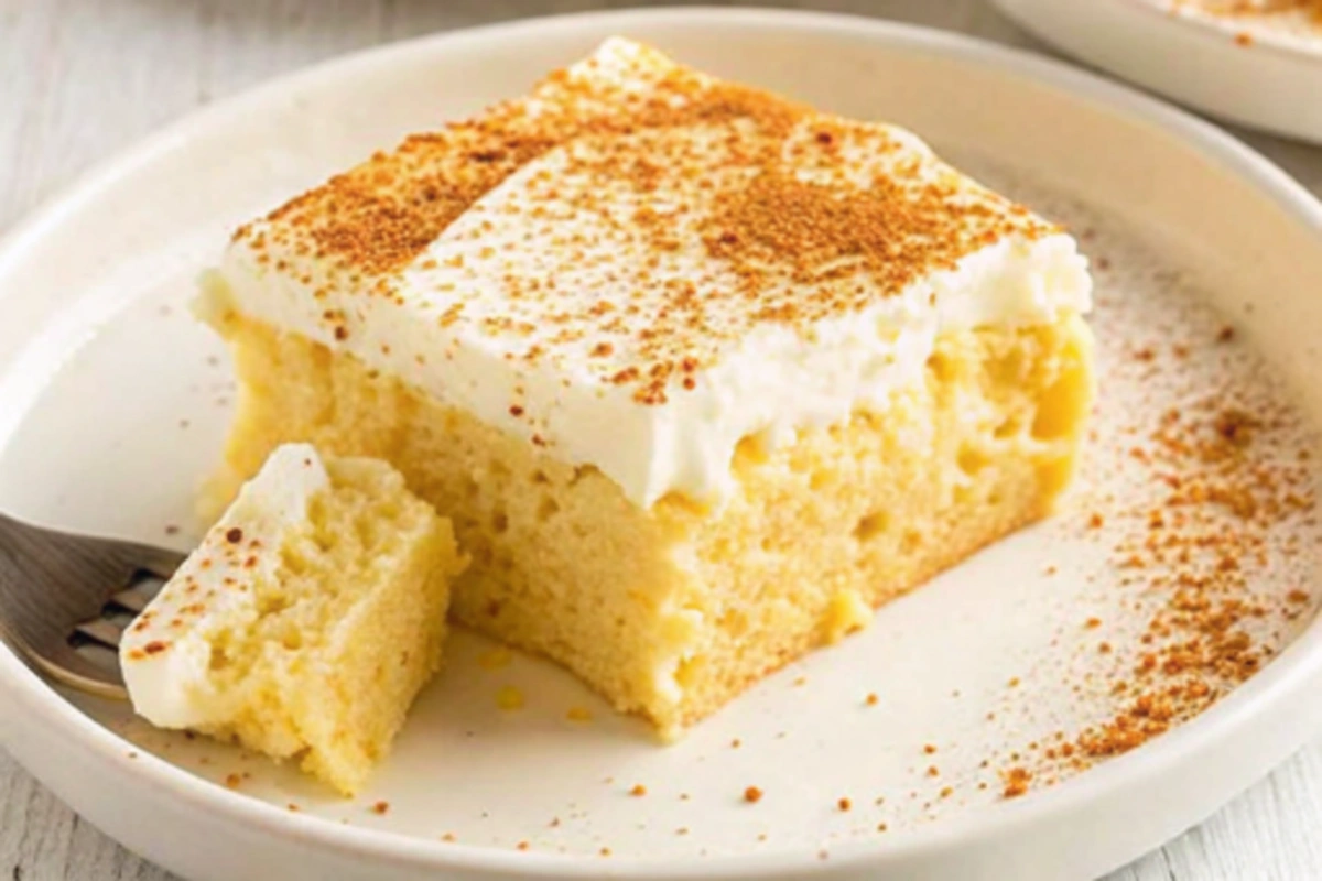 Eggnog Tres Leches Cake