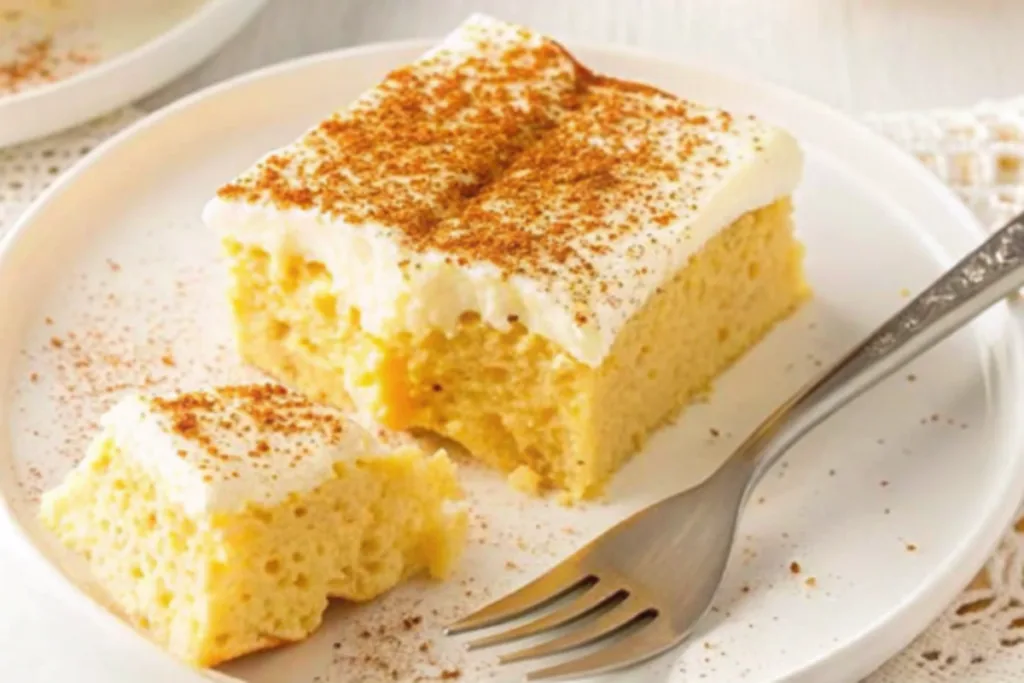 Eggnog Tres Leches Cake