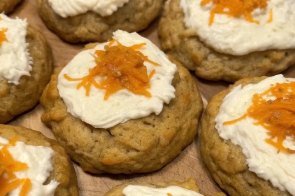 Fire Spiced Carrot Cake Cookies