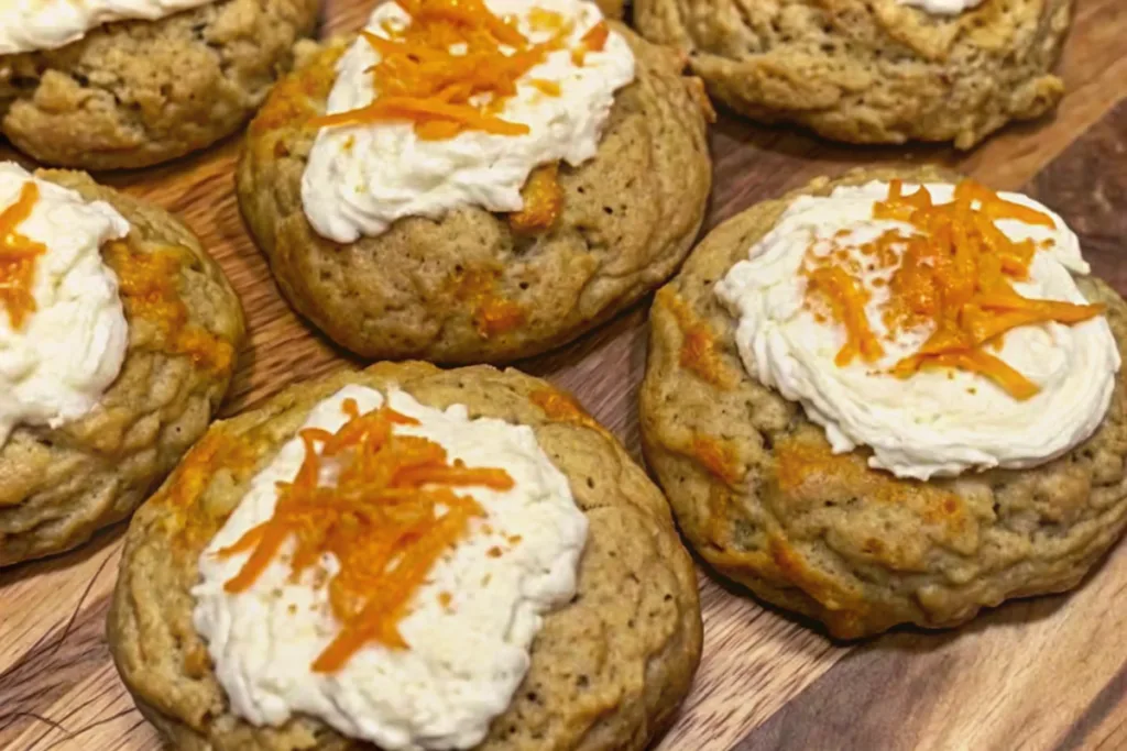 Fire Spiced Carrot Cake Cookies