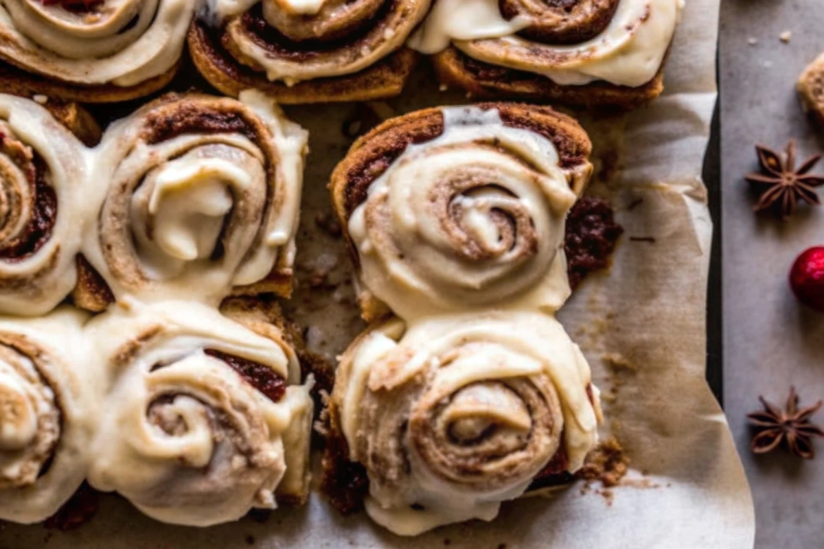 Fluffy Christmas Cinnamon Rolls