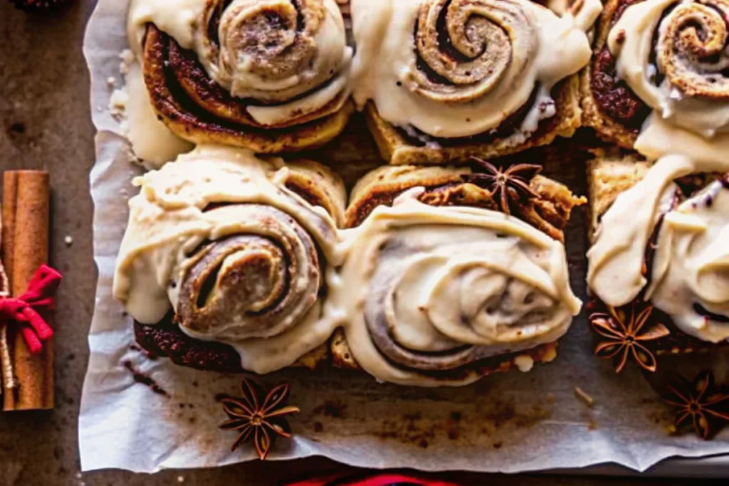 Fluffy Christmas Cinnamon Rolls