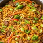Ground Beef Lo Mein