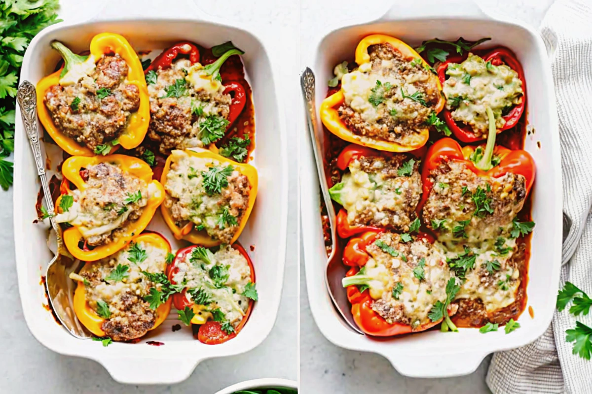 Ground Beef Stuffed Peppers