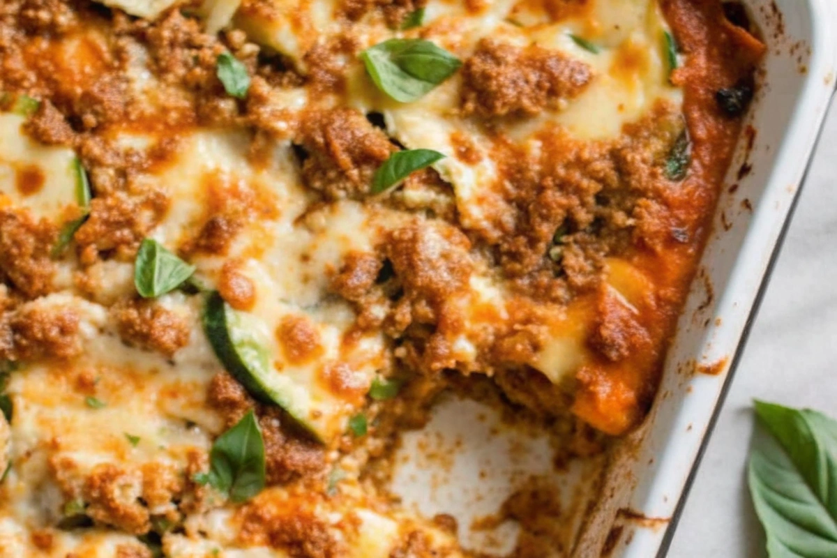 Ground Beef Zucchini Casserole