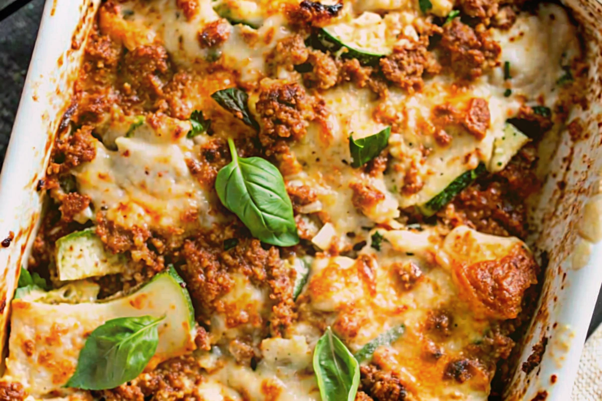 Ground Beef Zucchini Casserole