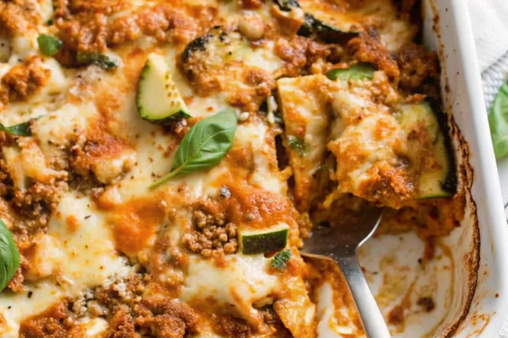 Ground Beef Zucchini Casserole