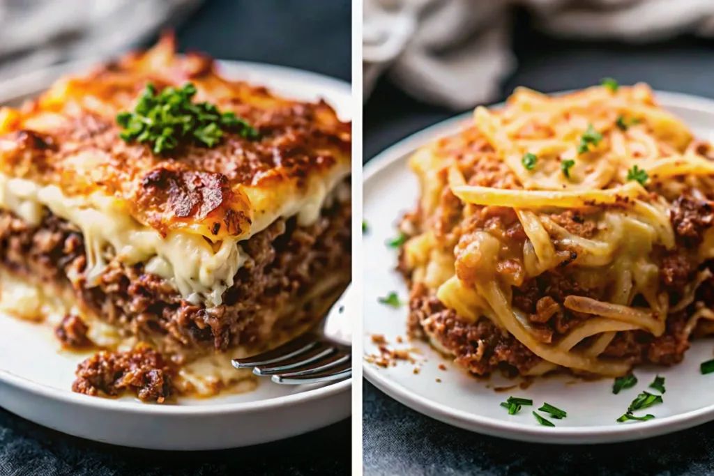 Ground beef and pasta