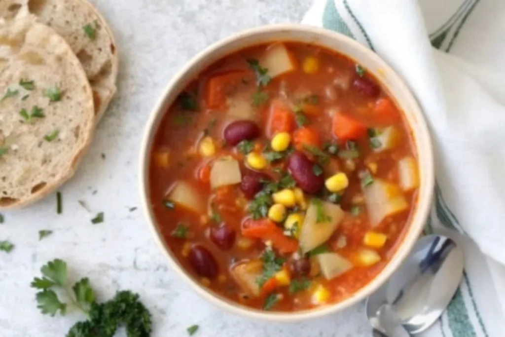 Healthy Veggie-Loaded Vegetable Soup