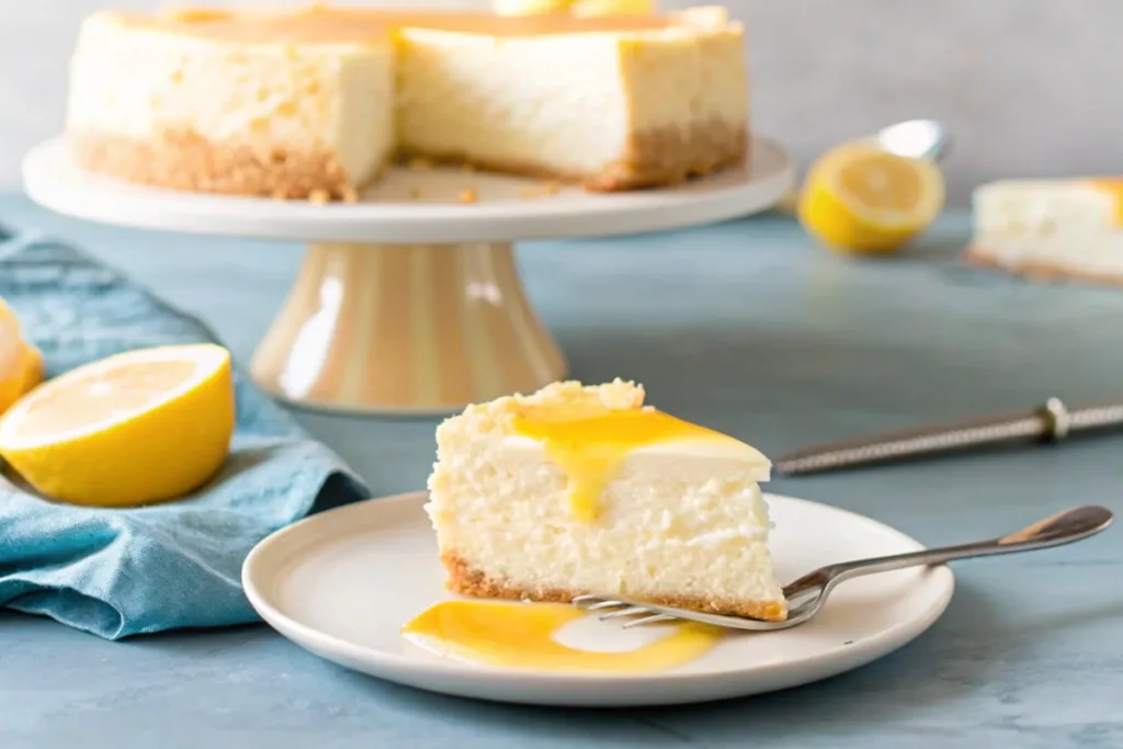 Instant Pot Meyer Lemon Cheesecake