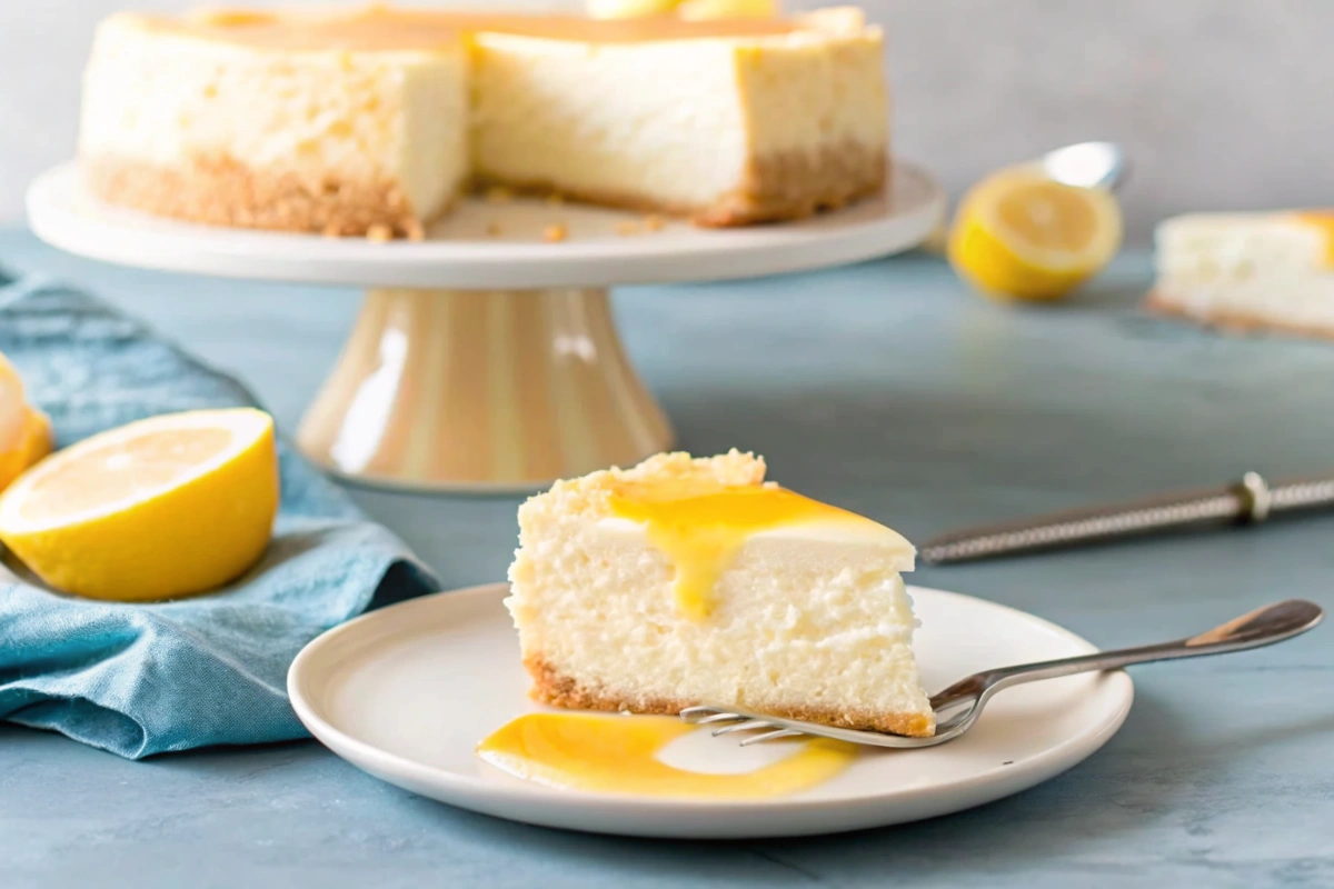 Instant Pot Meyer Lemon Cheesecake