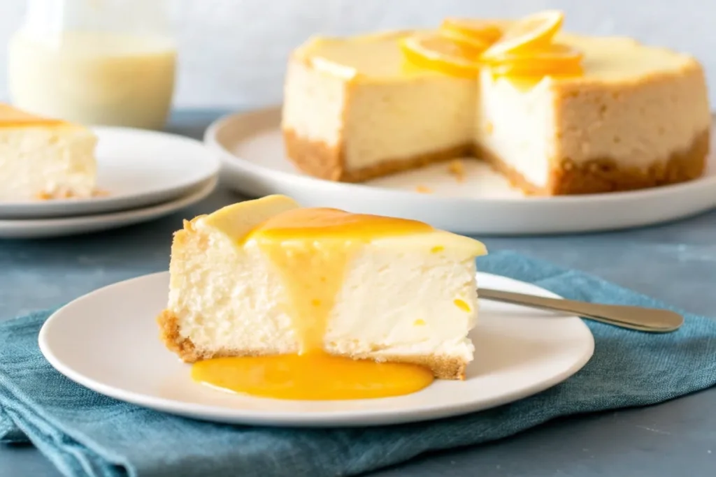 Instant Pot Meyer Lemon Cheesecake