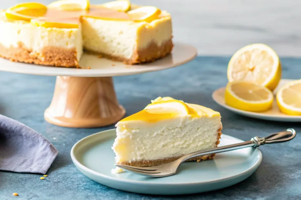 Instant Pot Meyer Lemon Cheesecake