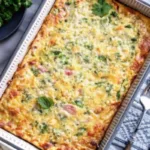Italian Egg Bake with Prosciutto and Vegetables