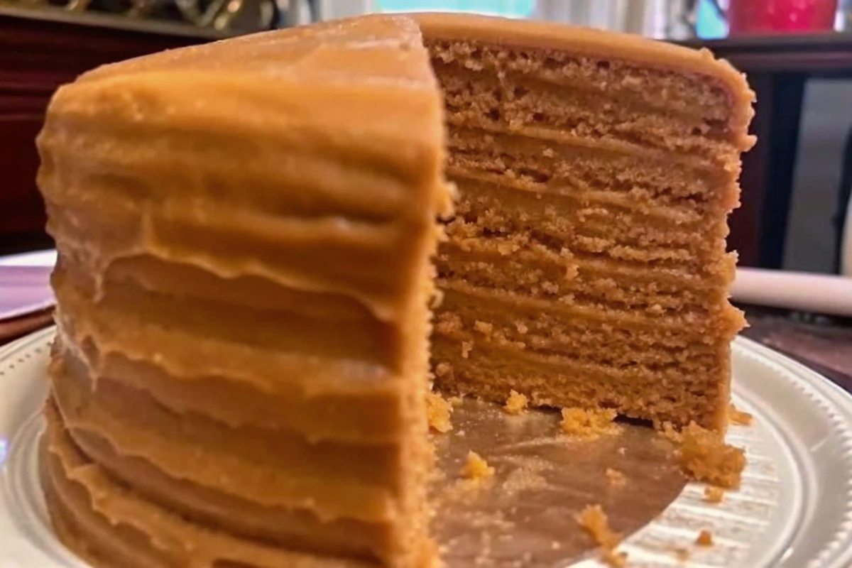 Little Layer Caramel Cake