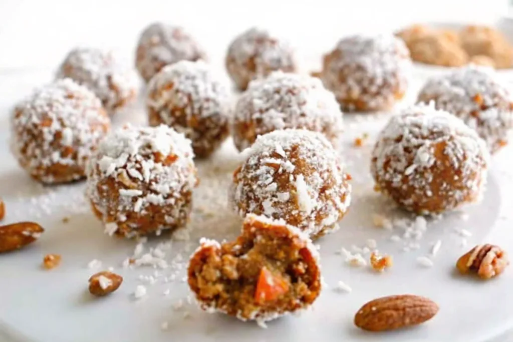 Low-Fodmap Carrot Cake Protein Balls