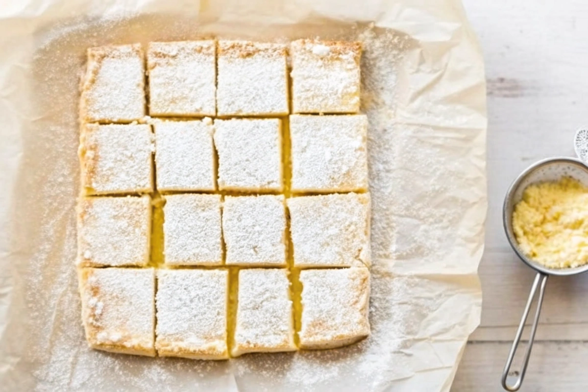 Meyer Lemon Bars with a Coconut Crust
