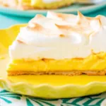 Meyer Lemon Meringue Slab Pie