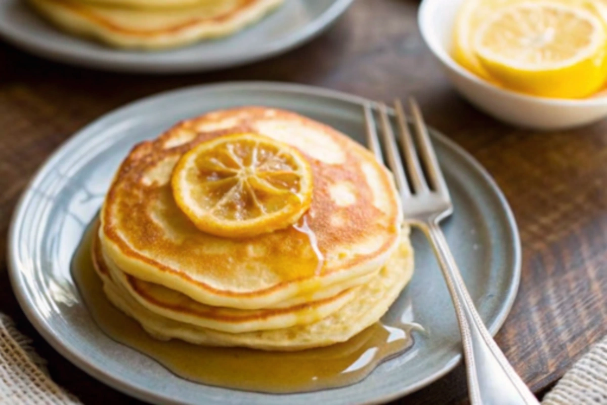 Meyer Lemon Ricotta Pancakes