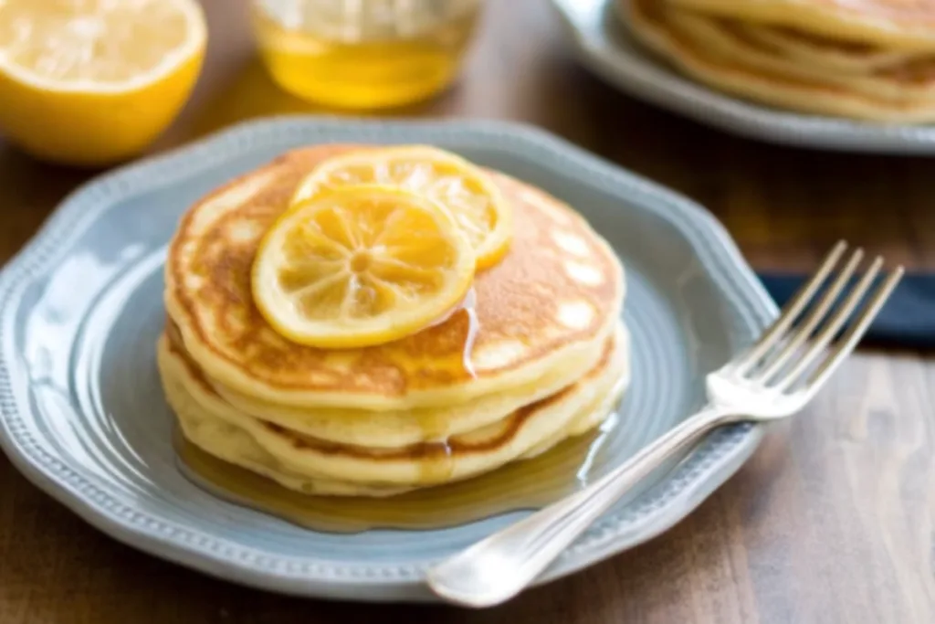 Meyer Lemon Ricotta Pancakes