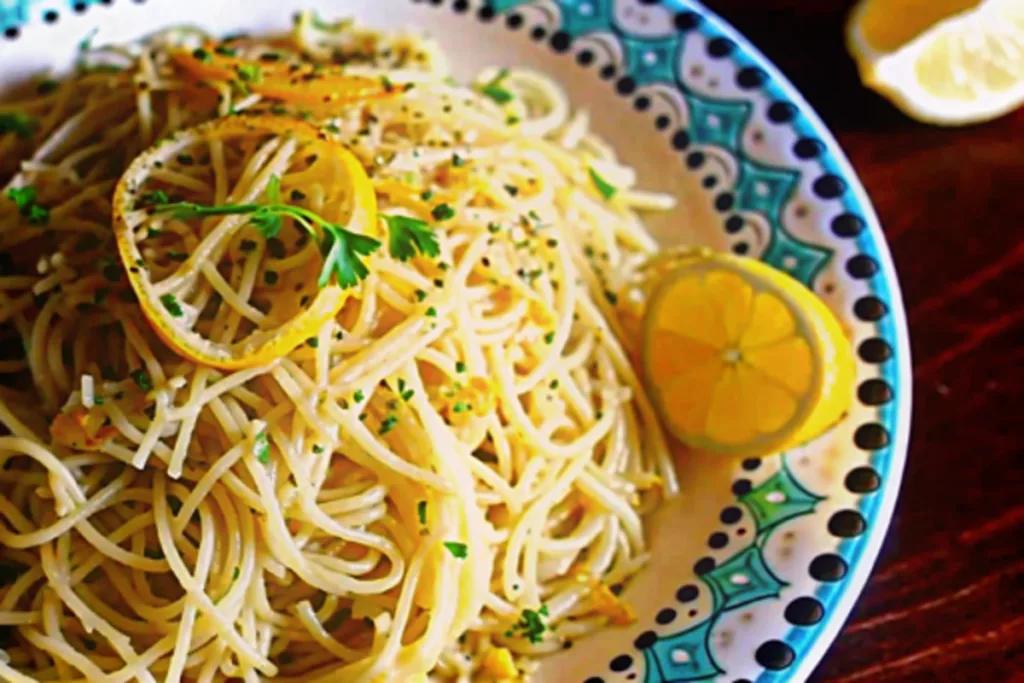 Meyer Lemon Spaghetti with Thyme