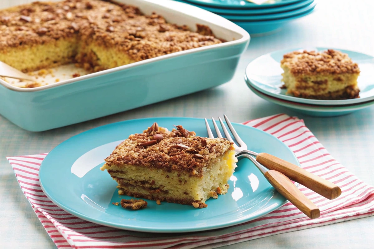 Pecan Sour Cream Coffee Cake