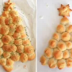 Pull Apart Christmas Tree Cheesy Bread
