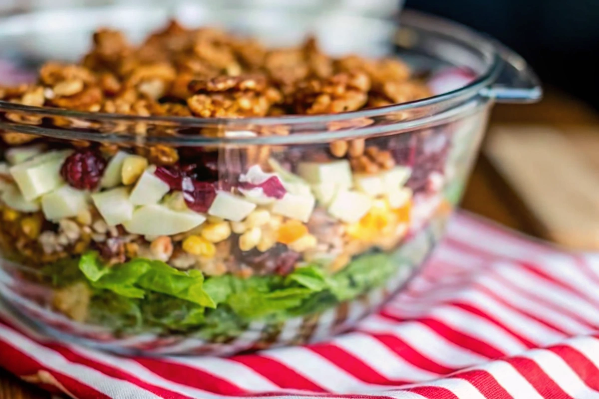 Seven-Layer Christmas Salad