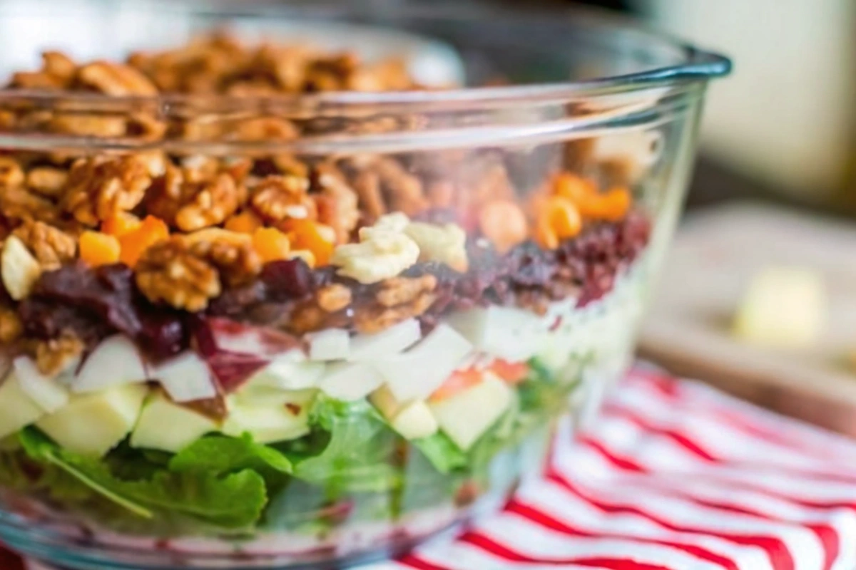 Seven-Layer Christmas Salad