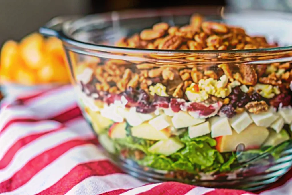 Seven-Layer Christmas Salad