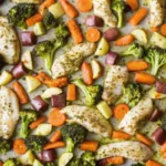 Sheet Pan Lemon Parmesan Chicken Tenders