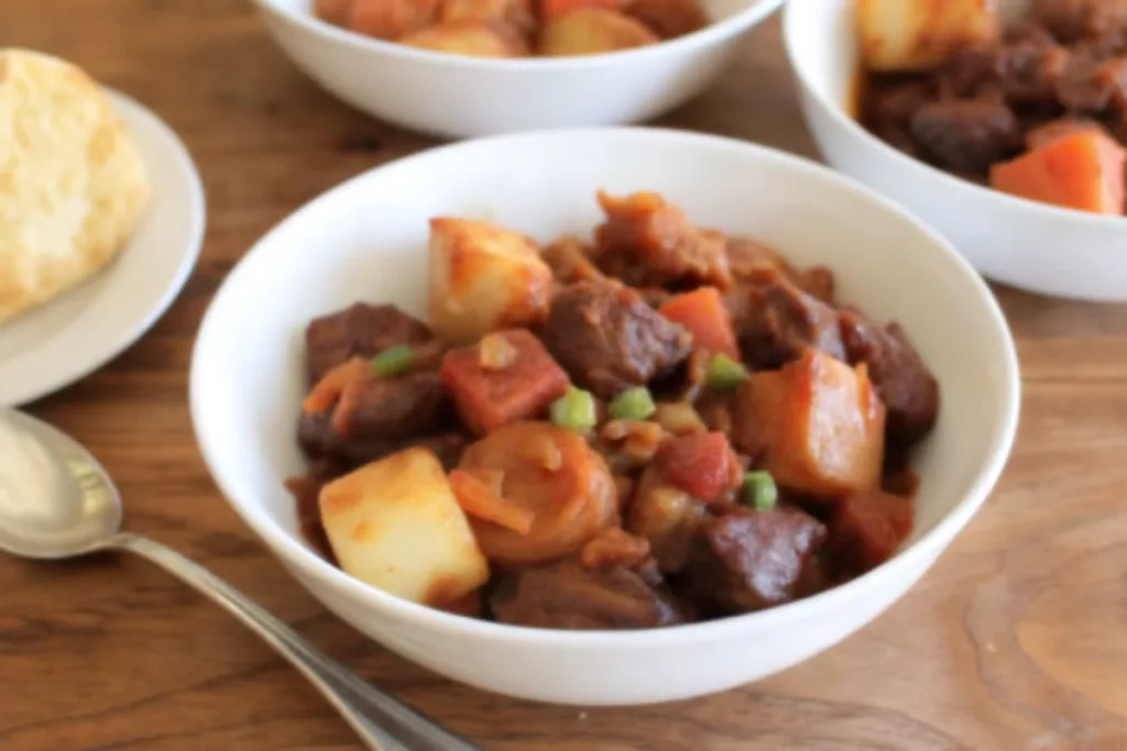 Slow Cooker BBQ Beef Stew