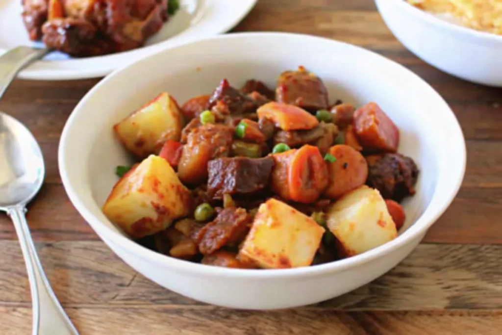 Slow Cooker BBQ Beef Stew
