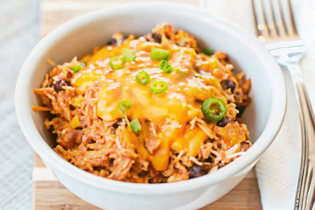 Slow Cooker Chicken Burrito Bowl Recipe