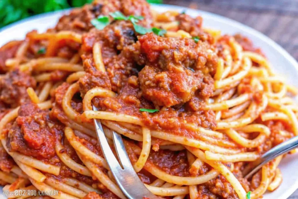 Spaghetti Recipe with Ground Beef