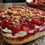 Strawberry Cheesecake Dump Cake