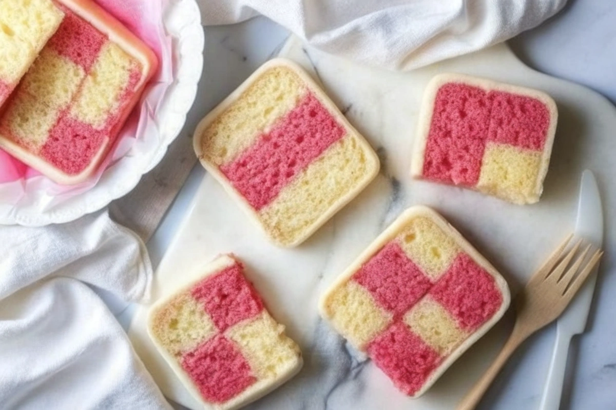 Vegan Battenberg Cake