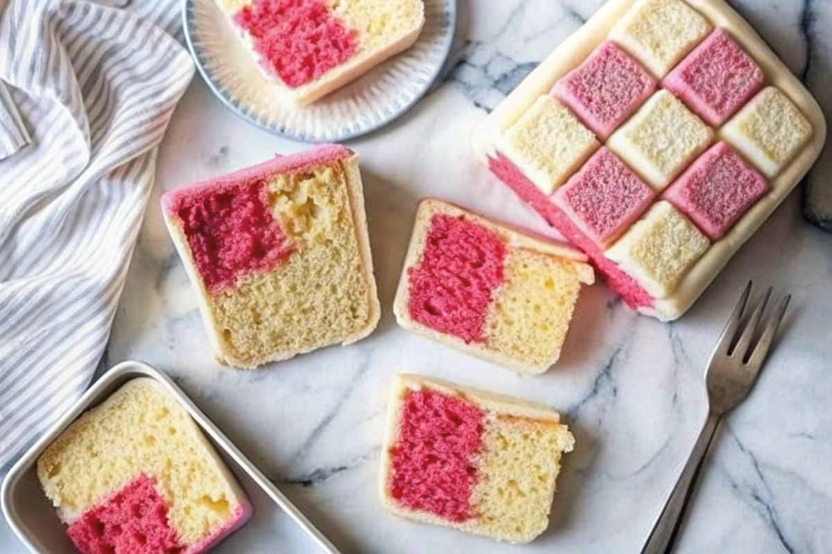Vegan Battenberg Cake