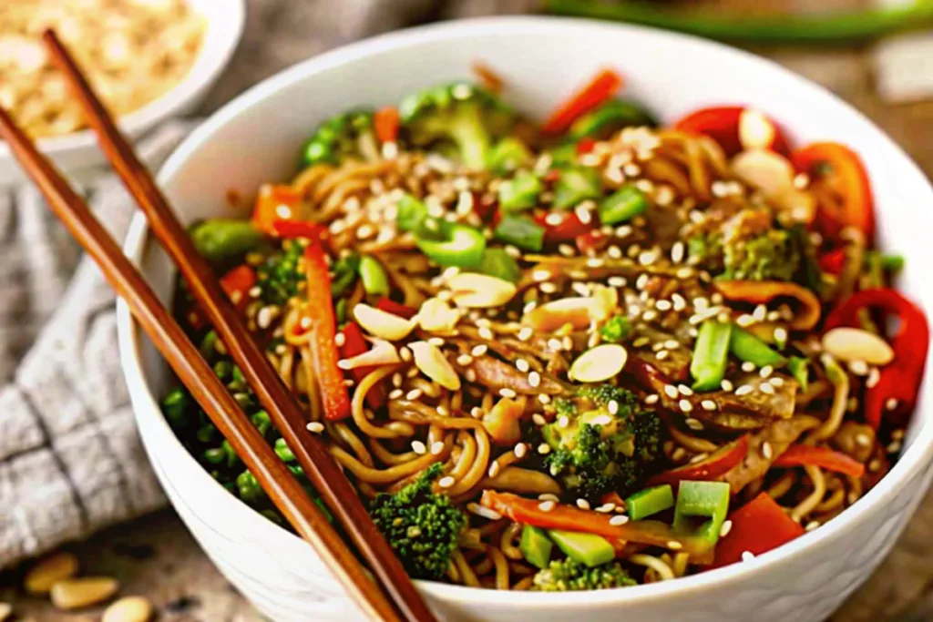 Vegetable Noodle Stir Fry