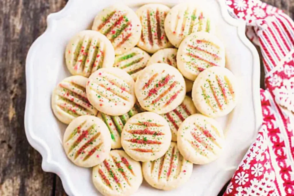 Whipped Shortbread Cookies