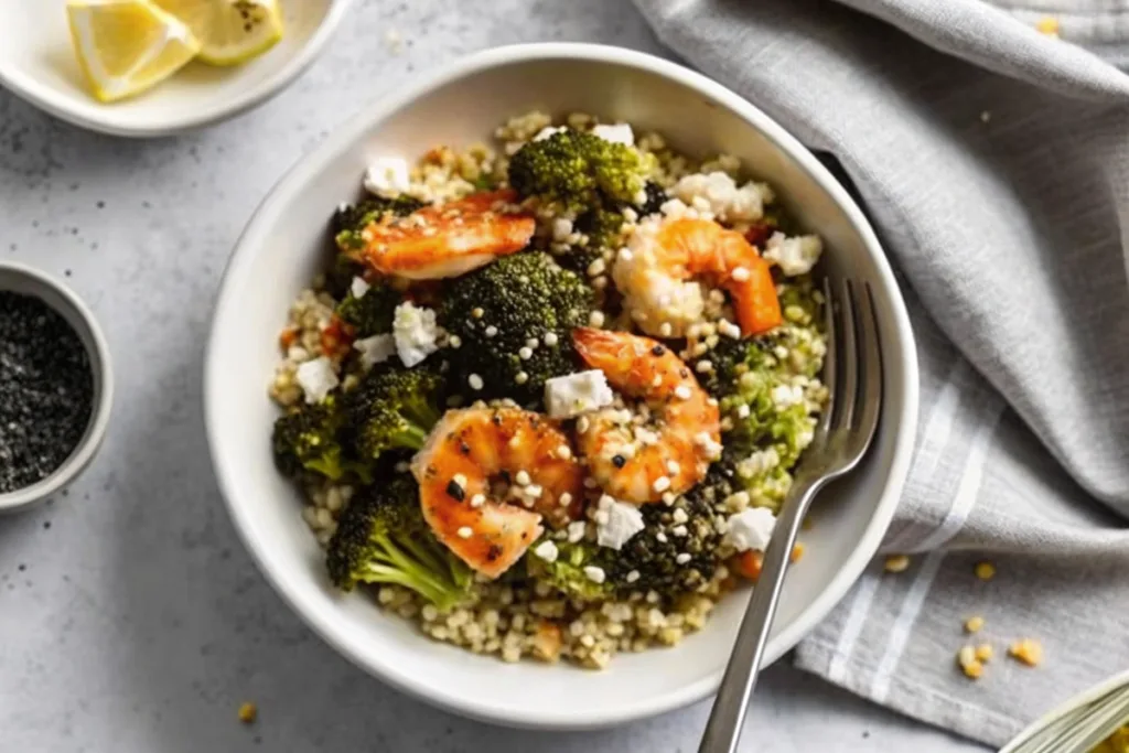 30-Minute Healthy Shrimp and Broccoli Dinner