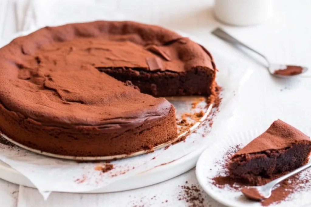 6-Ingredient Flourless Chocolate Cake